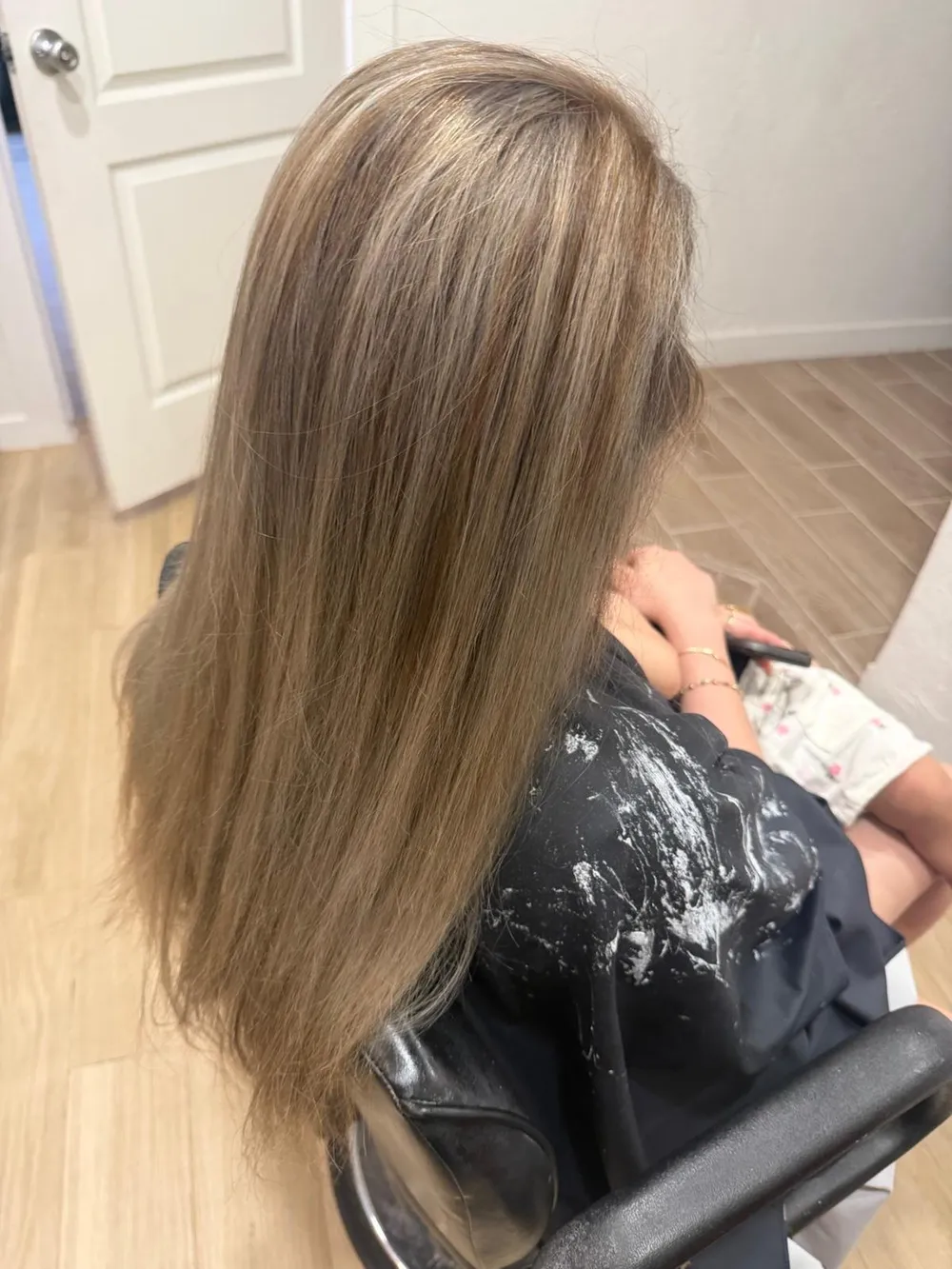 Bronde liso, trabajo de Infinity